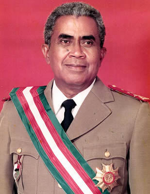 Le Président du Directoire militaire Gilles Andriamahazo